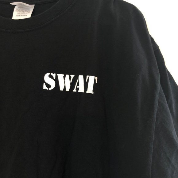 SWAT T-SHIRT BLACK AND WHITE BASIC - Picture 2 of 5